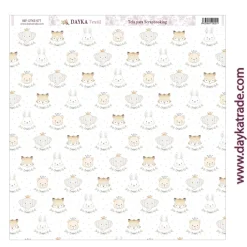 Online Tela DTXS-977 Dots Ha Nacido una Estrella Niña/Niño Dayka 30x30cm Telas, Sedas Y Fieltro