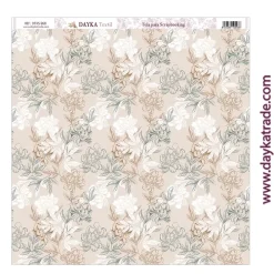 Sale Tela DTXS-968 Floral Dayka 30x30cm Telas, Sedas Y Fieltro