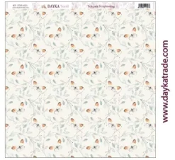 Discount Tela DTXS-1021 Fondo Mariposas 30x30cm Telas, Sedas Y Fieltro
