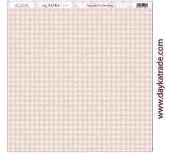 Sale Tela DTXS-992 Vichy Rosa Hoy Es Mi Día Niña Dayka 30x30cm Telas, Sedas Y Fieltro