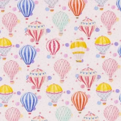Clearance Tela Globos Aerostáticos 50x30cm Telas, Sedas Y Fieltro