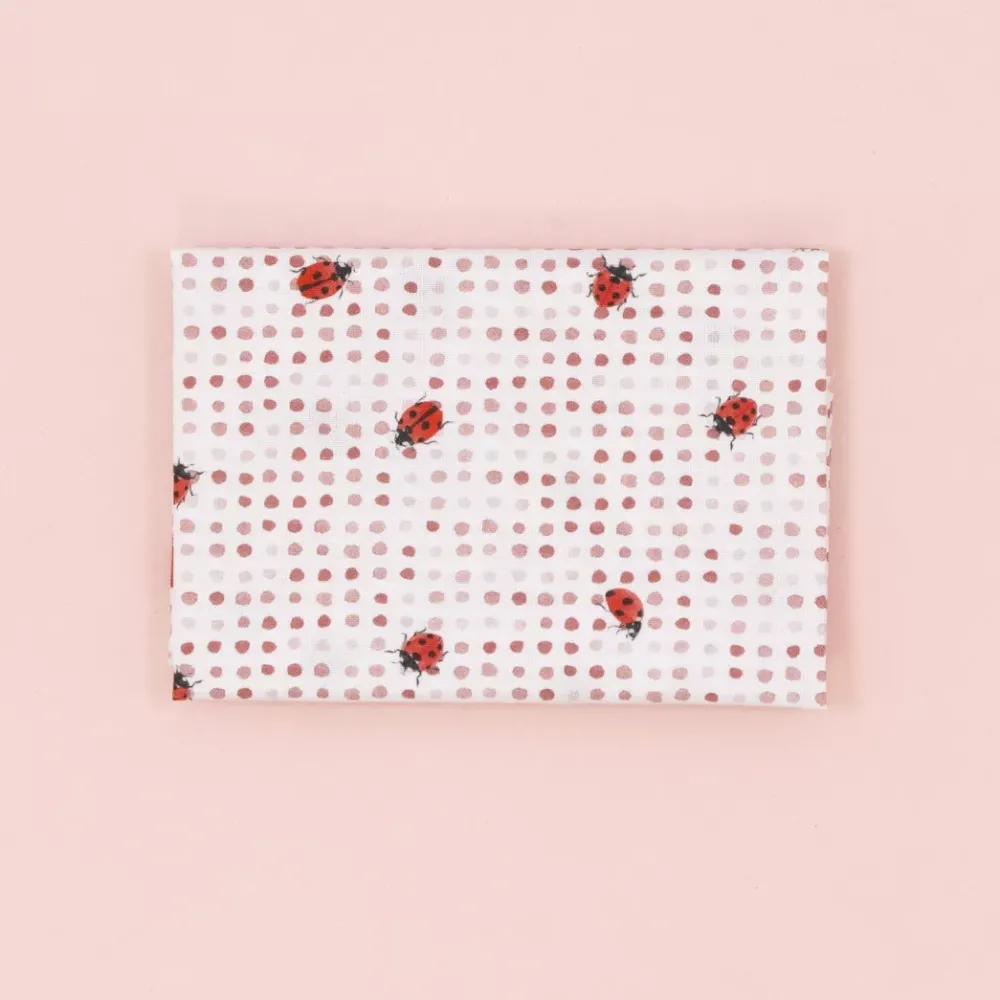 Clearance Tela Mariquitas 50x30cm Telas, Sedas Y Fieltro
