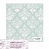 Discount Tela para Decoración #42 Damasco azul y beige 50x100cm. Dayka Telas, Sedas Y Fieltro