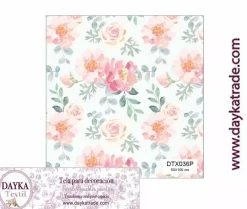 Hot Tela para Decoración #36 Flores 50x100cm. Dayka Telas, Sedas Y Fieltro