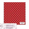 Best Tela para Decoración #22 Puntos o topos rojos 50x100cm. Dayka Telas, Sedas Y Fieltro