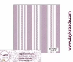 Tela para Decoración #13 Rayas moradas 50x100cm. Dayka Telas, Sedas Y Fieltro