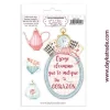 Outlet Tela para scrapbooking y cartonaje frase Alicia Dayka Telas, Sedas Y Fieltro