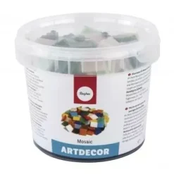 Clearance Teselas para Mosaico Verde Oscuro 2x2cm Mosaico