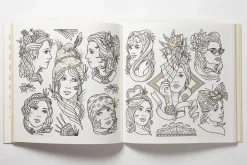 The Tattoo Flash Colouring Book Colorear