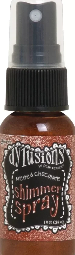 Outlet Tinta Spray Dylusions Shimmer Melted Chocolate 29ml Pinturas Acrílicas