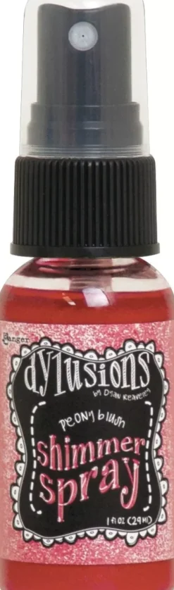 Best Tinta Spray Dylusions Shimmer Peony Blush 29ml Pinturas Acrílicas