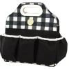 Clearance Tote Bag - Black Plaid Organización