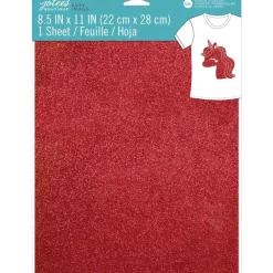 Discount Transfer Para Tela Glitter Red Jolee's Boutique Silhouette