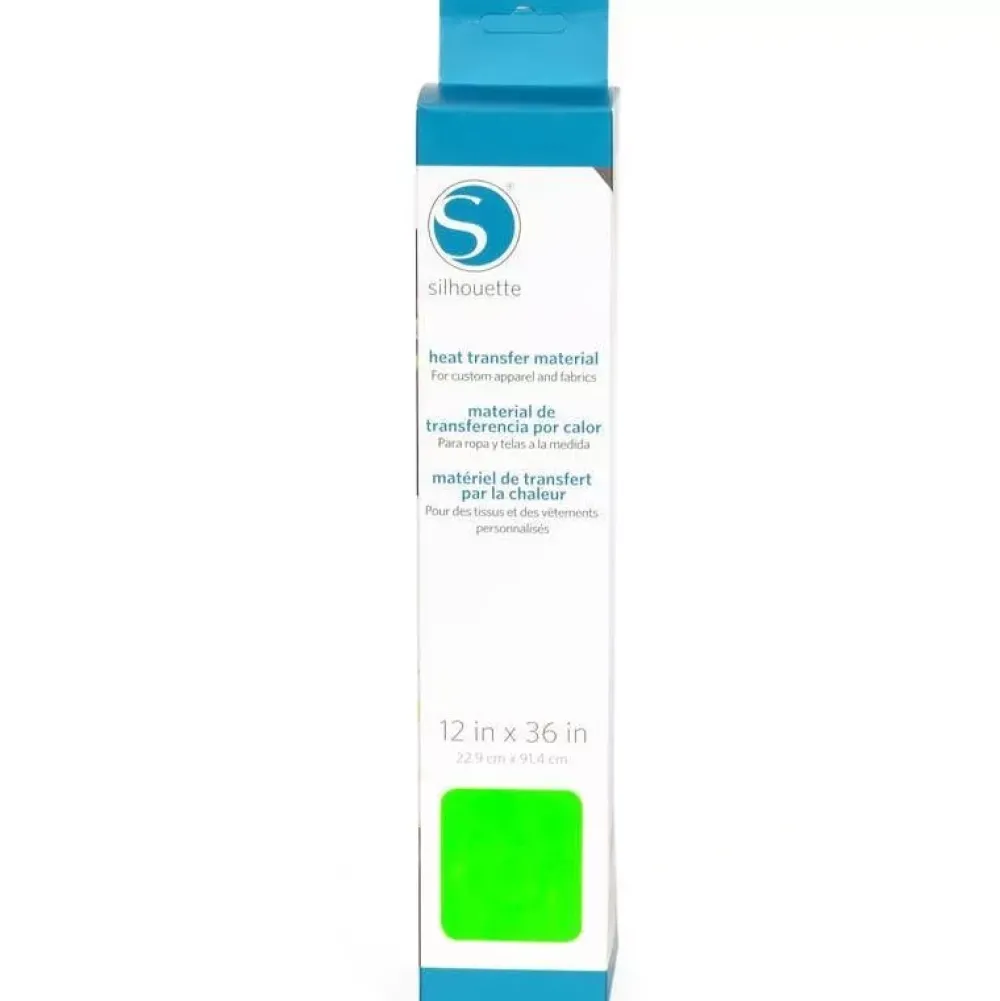 Clearance Transfer Para Tela Verde Neón 9”x36” Silhouette