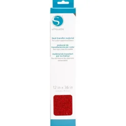 New Transfer Para Tela Rojo Glitter 12" Silhouette