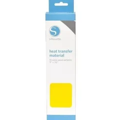 Online Transfer Para Tela Amarillo Limón 9”x36” Silhouette
