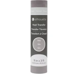 Best Transfer Para Tela Terciopelo Gris 9”x36” Silhouette