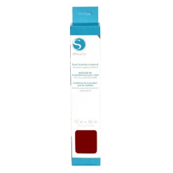 Clearance Transfer Para Tela Terciopelo Rojo Oscuro 12"x36” Silhouette