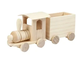Hot Tren de Madera con Vagón Niños Niños Y Regalos|Maderas