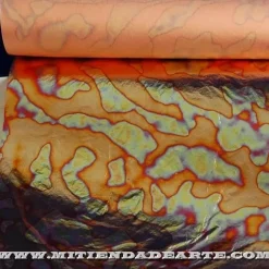 Clearance Variegatto rojo. Pan de oro imitación oxidado en rojo Doraduras