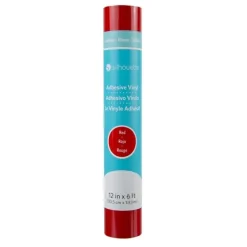 Discount Vinilo adhesivo Glossy Rojo 12"x6' Silhouette