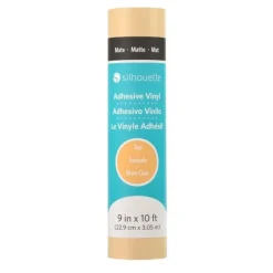 New Vinilo adhesivo mate removible Tostado 9"x10' Silhouette