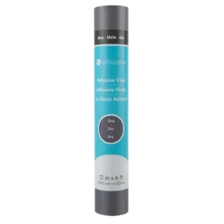 Outlet Vinilo adhesivo mate removible Gris 12"x6' Silhouette
