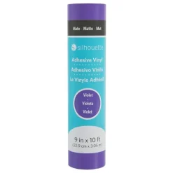 Outlet Vinilo adhesivo mate removible Violeta 9"x10' Silhouette