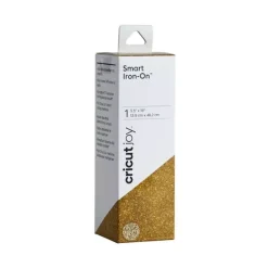 Best Vinilo Smart Iron On Termotransferible Glitter Dorado Joy 13x48cm Silhouette