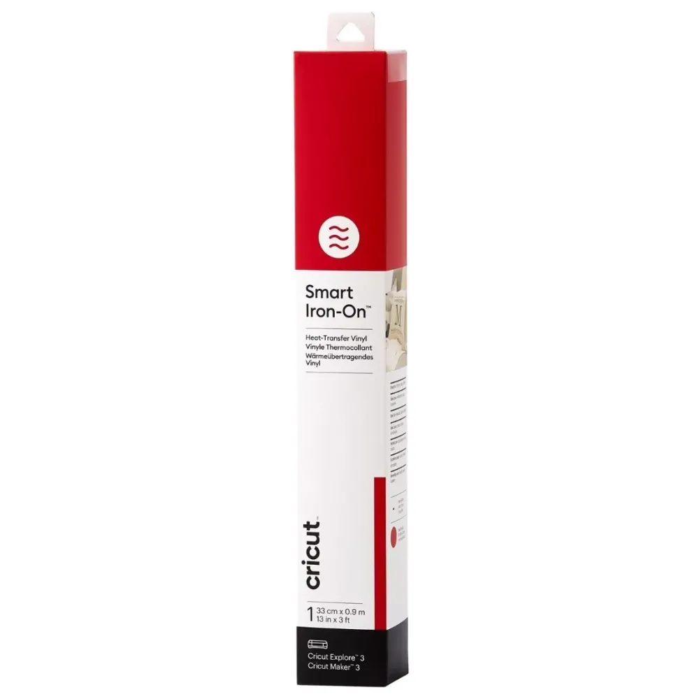 Outlet Vinilo Smart Iron On Termotransferible Rojo Maker 3/Explore 3 33x90cm Silhouette