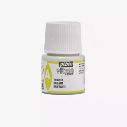 New Vitrea 160 Diluyente 45ml Pinturas De Vidrio Y Cerámica