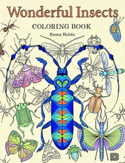 Hot Wonderful Insects Coloring Book Colorear